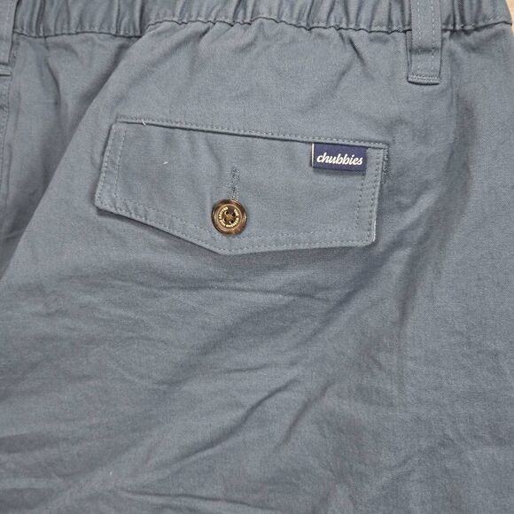 Chubbies Short Mens XXL Navy Blue The Armadas Elastic Waistband Stretch 5.5" - Picture 6 of 11
